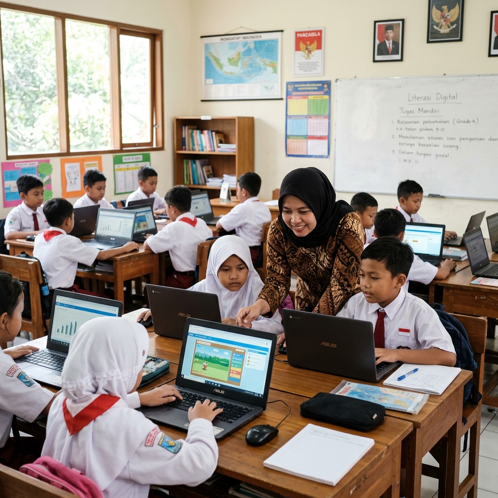 Resmi Jadi Mapel Pilihan Mulai Kelas V SD, Pembelajaran AI dan Coding Fokus pada Etika