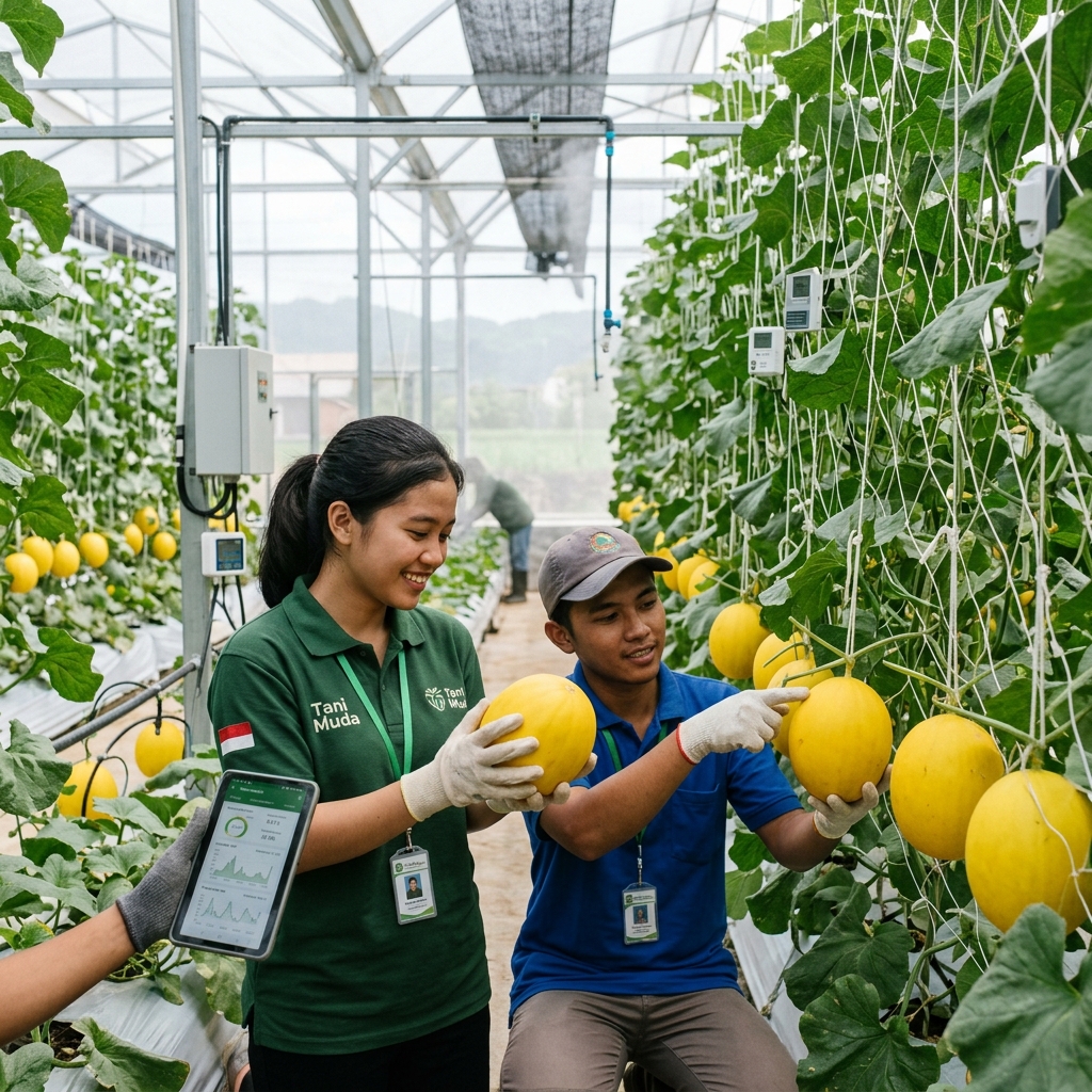 Modernisasi Pertanian Pesisir Kulon Progo: Petani Milenial dan UGM Kembangkan 'Melon PAKU' Berbasis Smart Agri