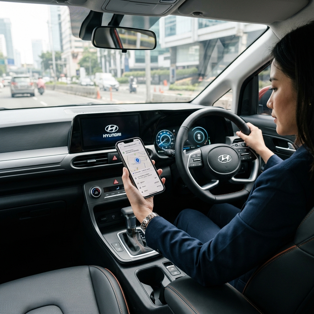 Hadapi Modus Curanmor yang Kian Canggih, Hyundai Sematkan Teknologi Bluelink pada STARGAZER Cartenz