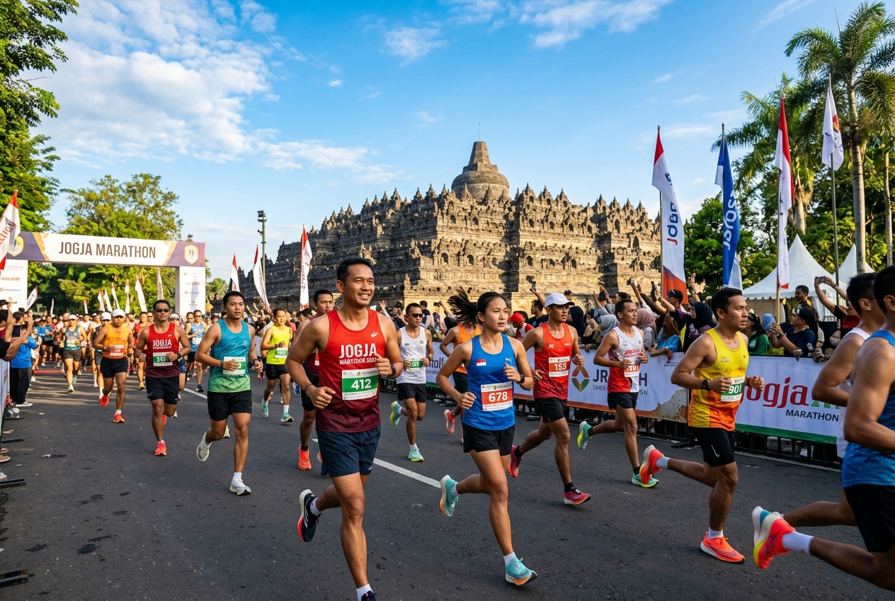 Sport Tourism dan Gaya Hidup Sehat: Jogja Marathon 2026 Tarik Ribuan Wisatawan Mancanegara